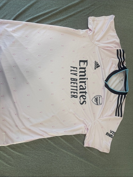 adidas Other - adidas Arsenal Pink Away Jersey with Navy Accents